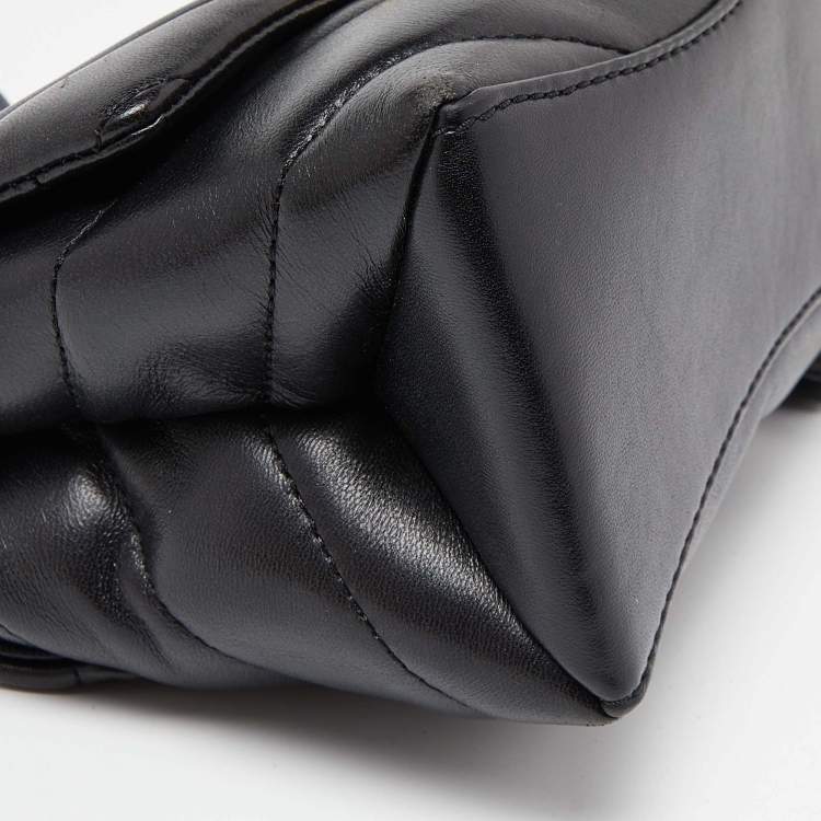 Pre Owned Michael Kors Black Quilted Leather Small Cece Shoulder Bag