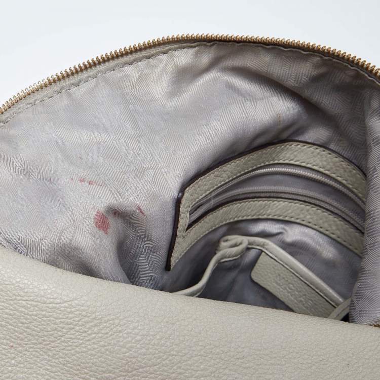 Pre Owned MICHAEL Michael Kors Beige Leather Hobo