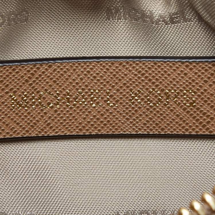 Pre Owned Michael Kors Blue Leather Small Mercer Tote