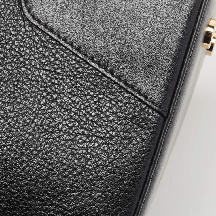 Pre Owned Michael Kors Black Leather Nicole Bucket Bag