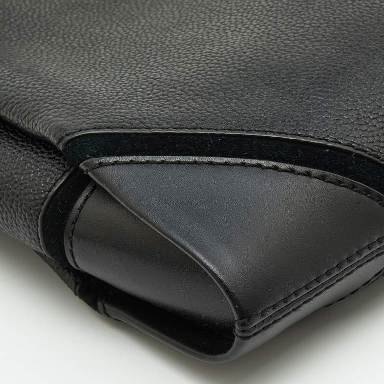 Pre Owned Michael Kors Black Leather Nicole Crossbody Bag