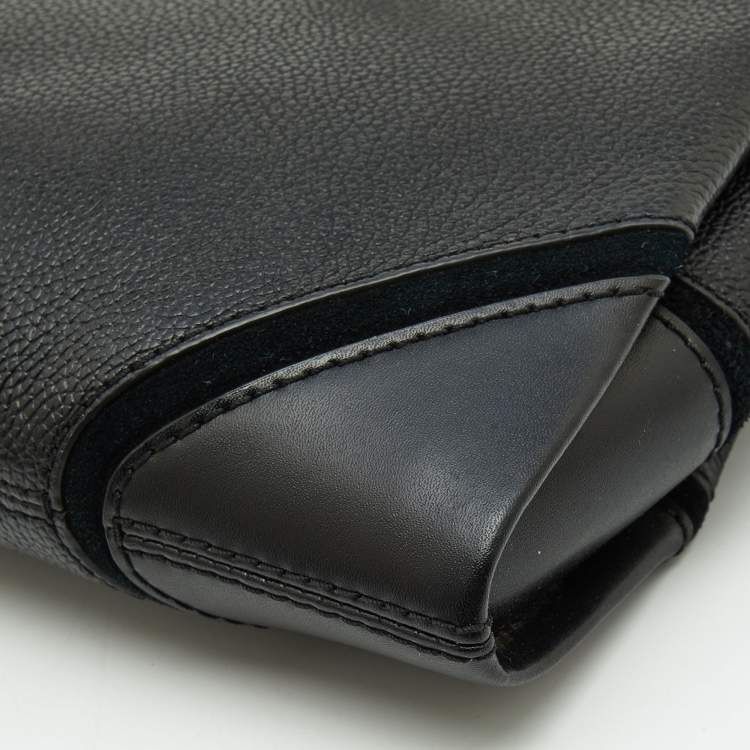 Pre Owned Michael Kors Black Leather Nicole Crossbody Bag