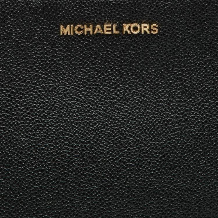 Pre Owned Michael Kors Black Leather Nicole Crossbody Bag