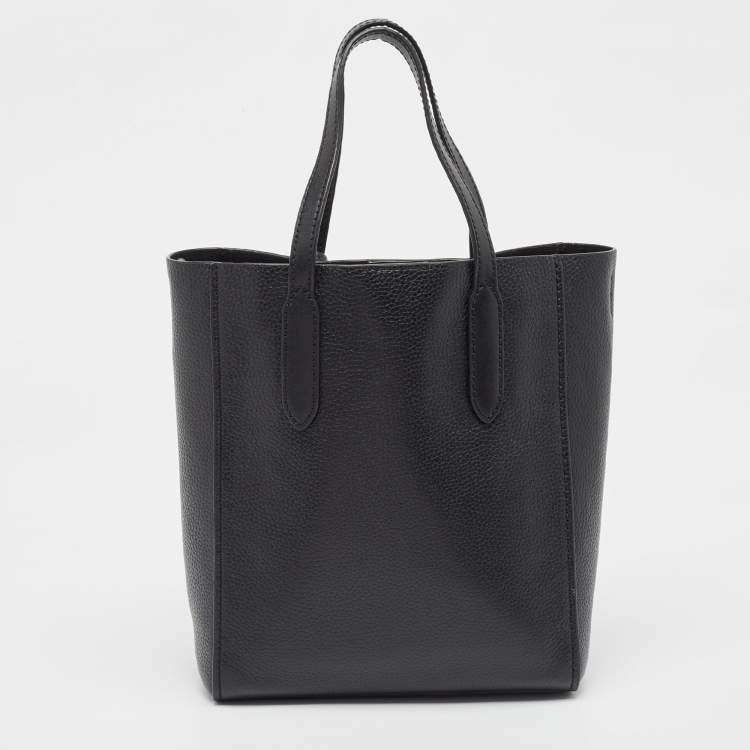 Pre Owned Michael Kors Black Leather Sinclair Tote