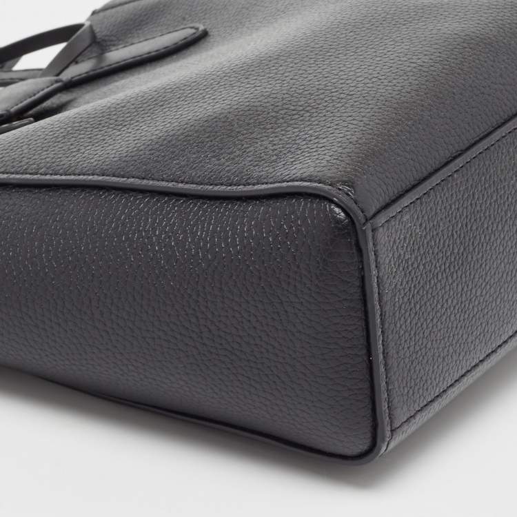 Pre Owned Michael Kors Black Leather Sinclair Tote