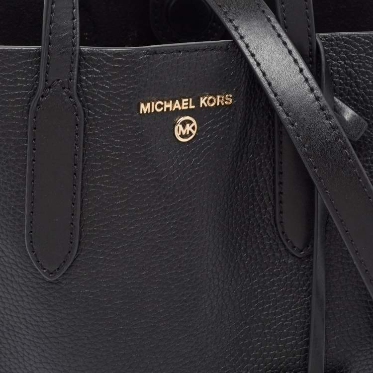 Pre Owned Michael Kors Black Leather Sinclair Tote