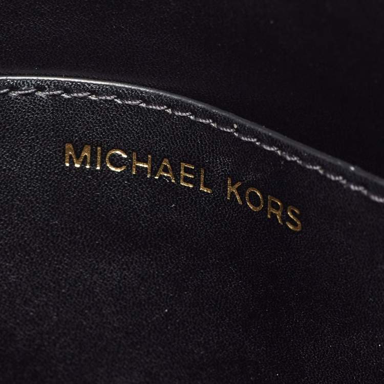 Pre Owned Michael Kors Black Leather Sinclair Tote