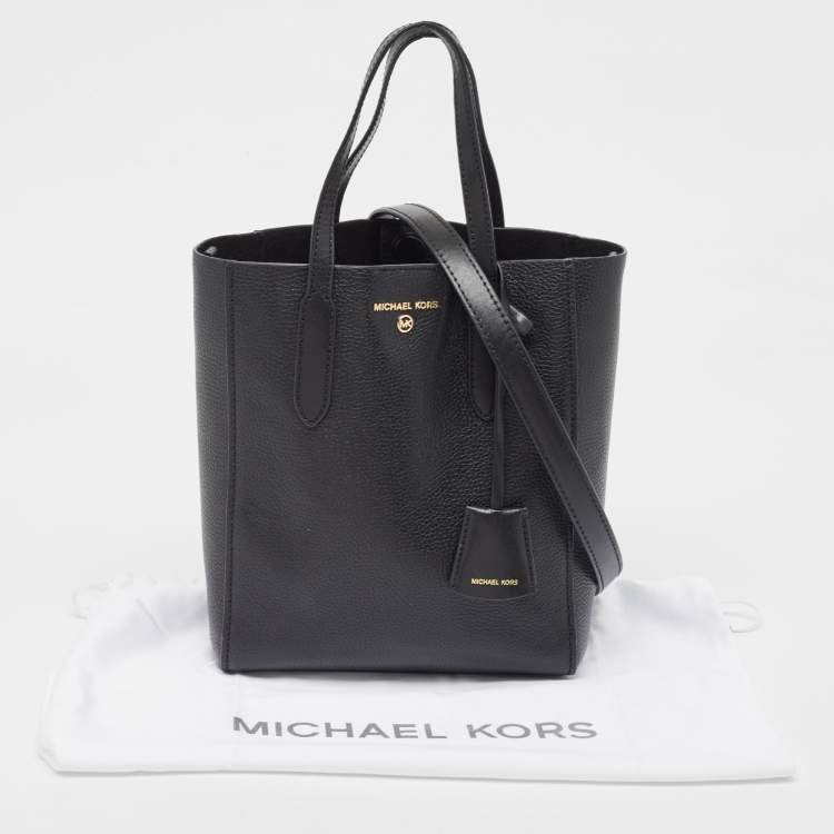 Pre Owned Michael Kors Black Leather Sinclair Tote
