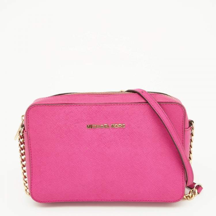 Michael Kors Leather Handle Bag - Pink Shoulder Bags, Handbags - MIC258720  | The RealReal