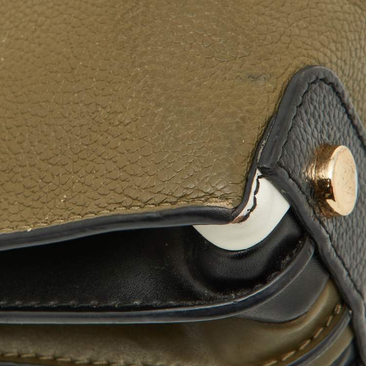 Pre Owned Michael Kors Multicolor Leather Mini Mercer Tote
