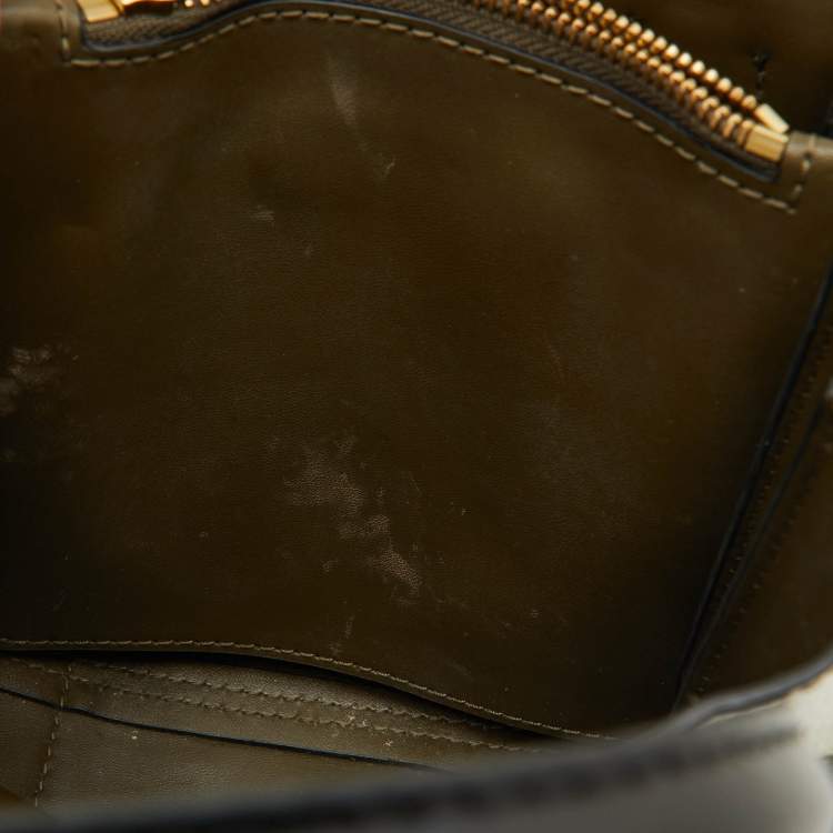 Pre Owned Michael Kors Multicolor Leather Mini Mercer Tote