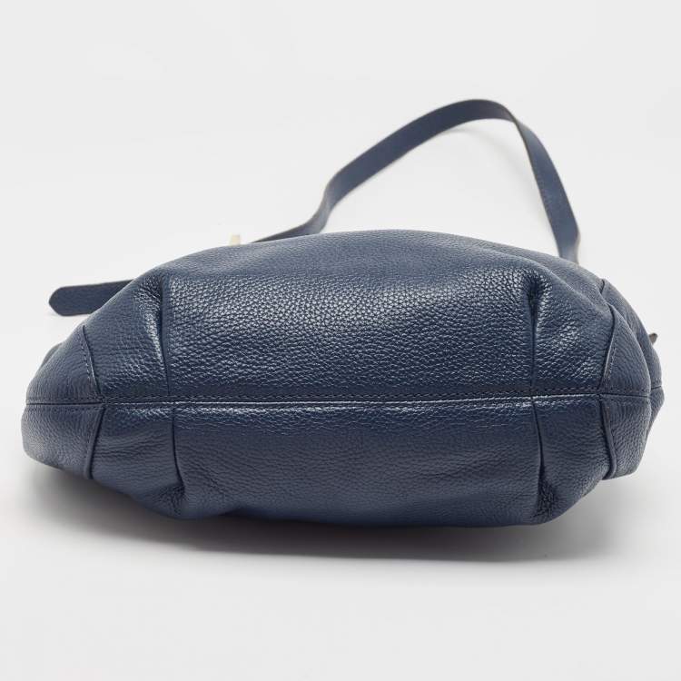 مملوكة مسبقًا Michael Kors Blue Leather Tassel Crossbody Bag