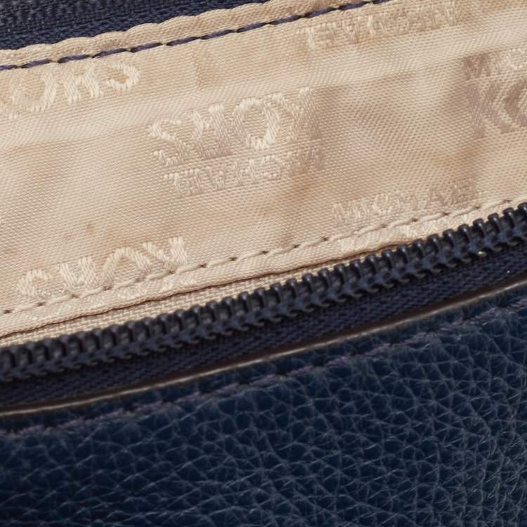 مملوكة مسبقًا Michael Kors Blue Leather Tassel Crossbody Bag