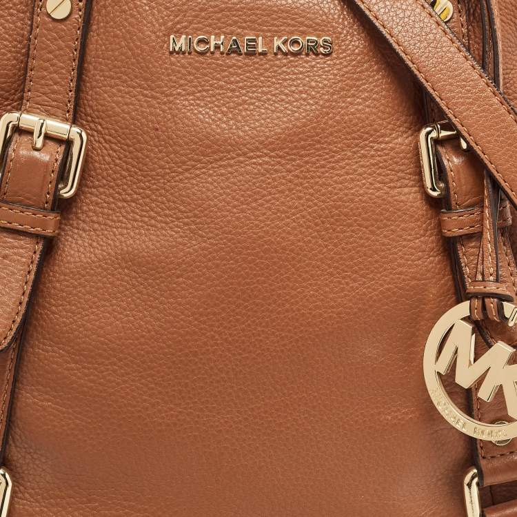 Pre Owned Michael Kors Brown Leather Bedford Satchel