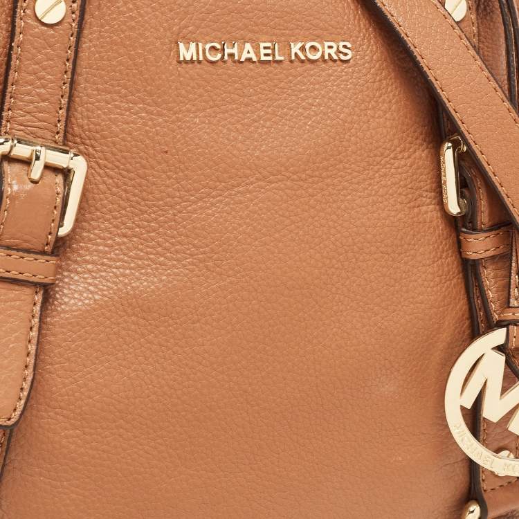 Pre Owned Michael Kors Brown Leather Bedford Satchel