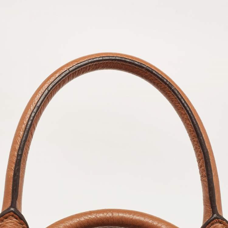 Pre Owned Michael Kors Brown Leather Bedford Satchel