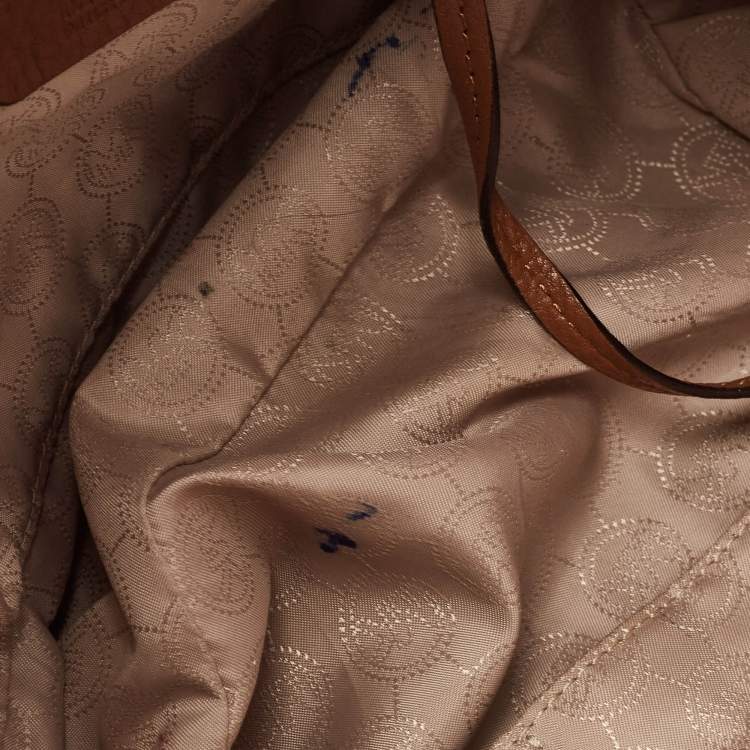 Pre Owned Michael Kors Brown Leather Bedford Satchel