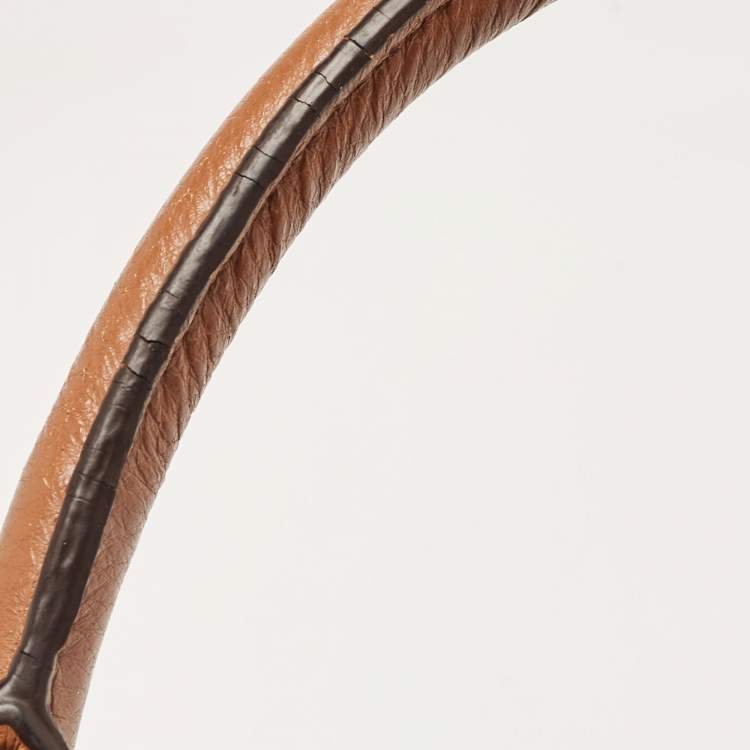 Pre Owned Michael Kors Brown Leather Bedford Satchel