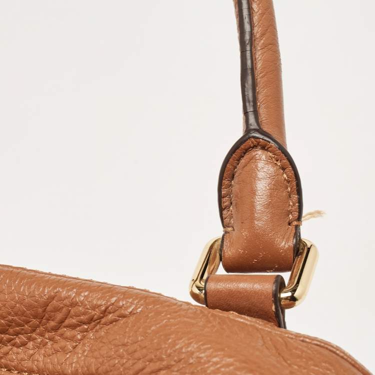 Pre Owned Michael Kors Brown Leather Bedford Satchel