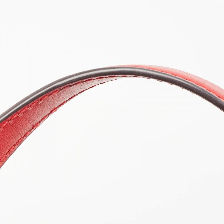 Pre Owned Michael Kors Red Quilted Leather Small Studded Bradshaw Convertible Shoulder Bag