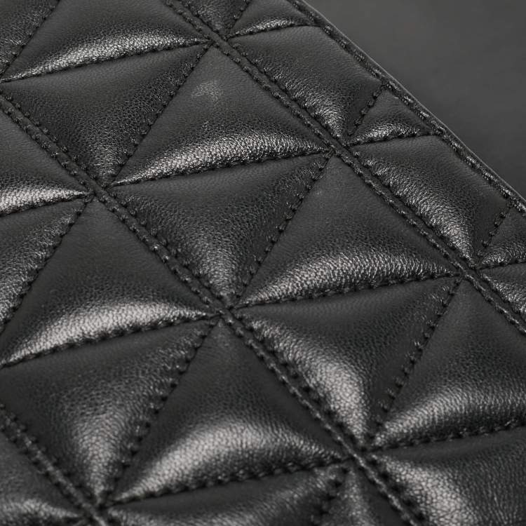 Pre Owned Michael Kors Black Quilted Leather Large Sloan Shoulder Bag