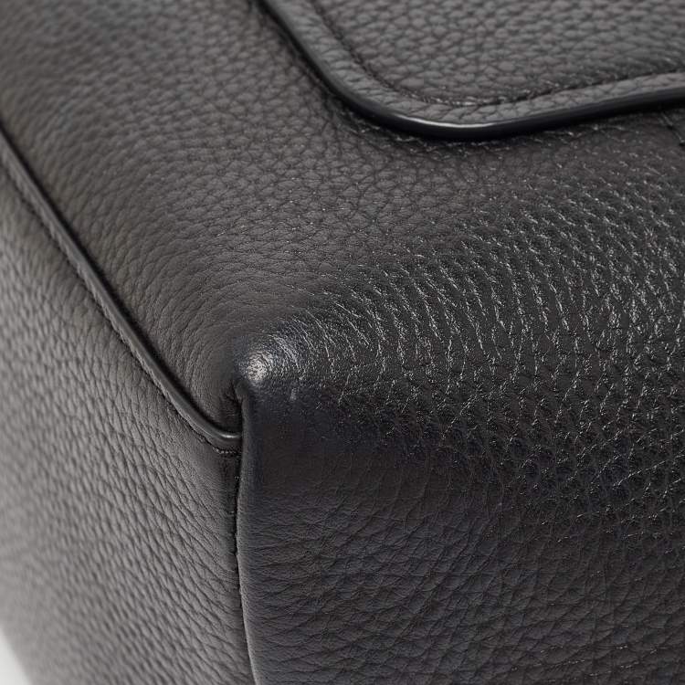 Pre Owned Michael Kors Black Leather Amy Hobo