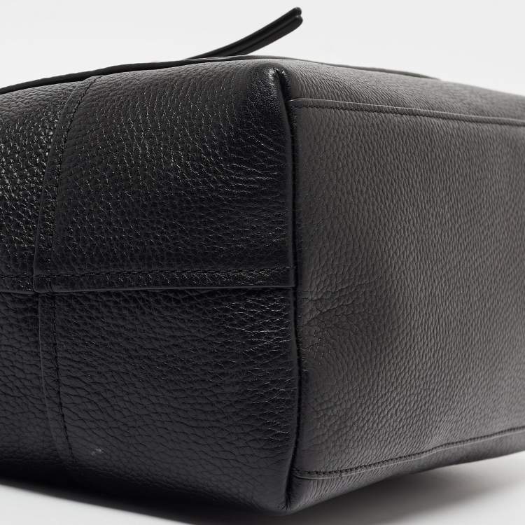 Pre Owned Michael Kors Black Leather Amy Hobo