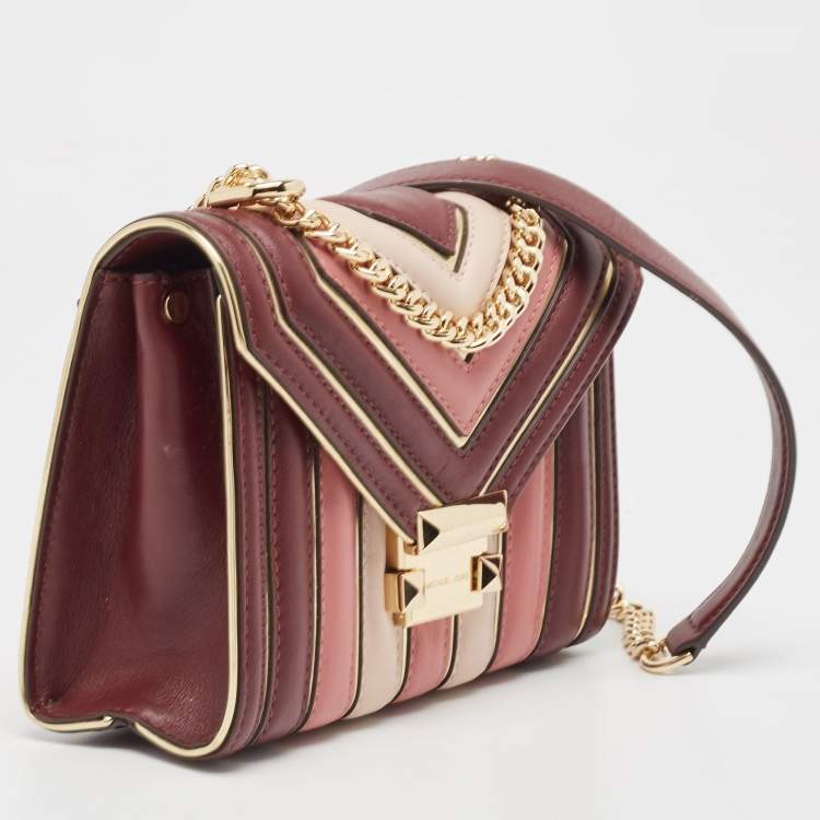 Pre Owned Michael Kors Multicolor Quilted Leather Whitney Shoulder Bag