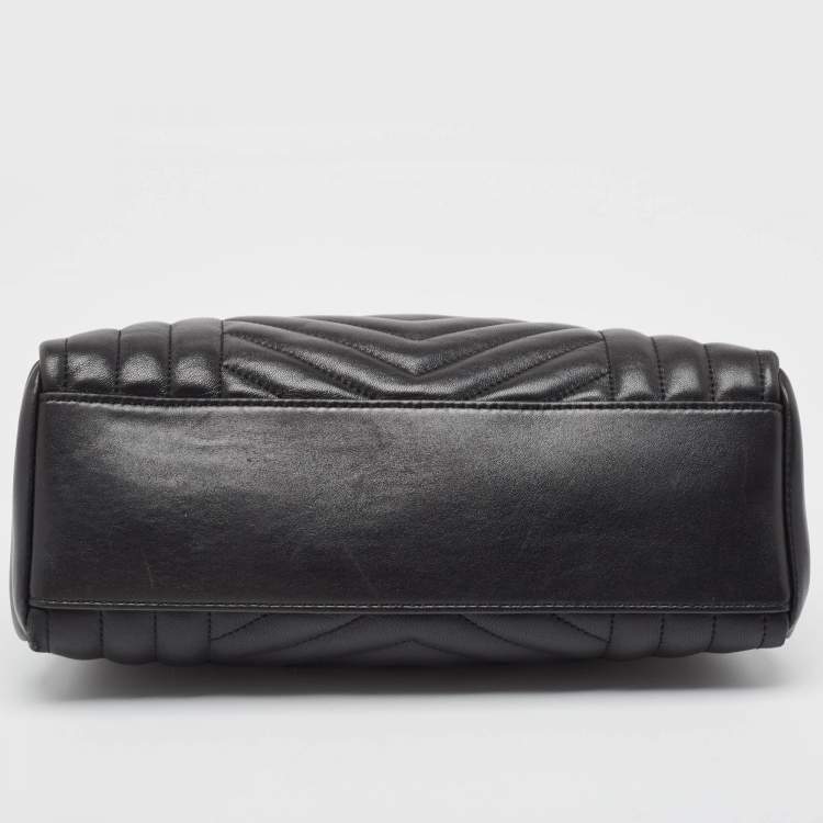 Pre Owned Michael Kors Black Quilted Leather Susan Chain Bag