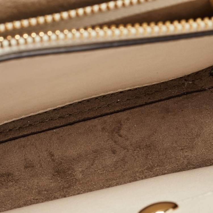 Pre Owned Michael Kors Multicolor Python Embossed and Lizard Embossed Leather Cece Flap Shoulder Bag