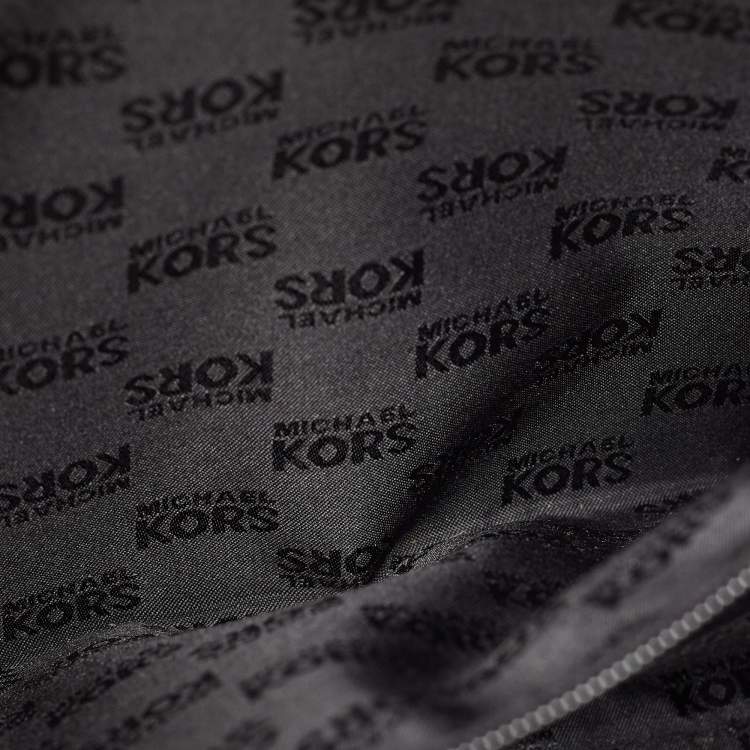 Pre Owned Michael Kors Black Leather Hudson Shoulder Bag