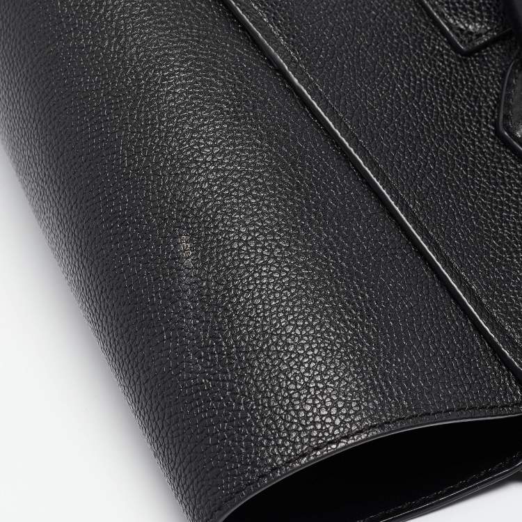 Pre Owned Michael Kors Black Leather Hayes Tote