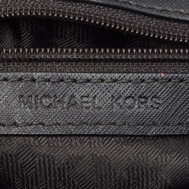 Pre Owned Michael Kors Black Leather Mini Ava Top Handle Bag
