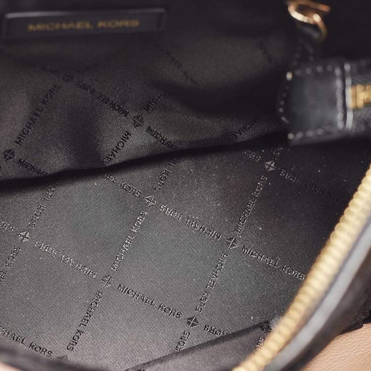 Pre Owned Michael Kors Black Leather Small Emilia Tote