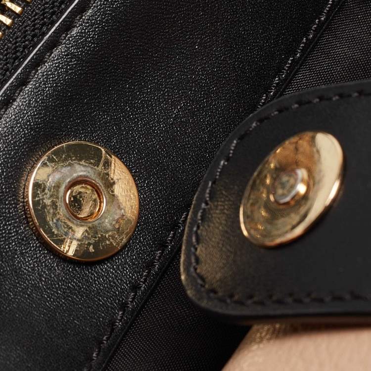 Pre Owned Michael Kors Black Leather Small Emilia Tote