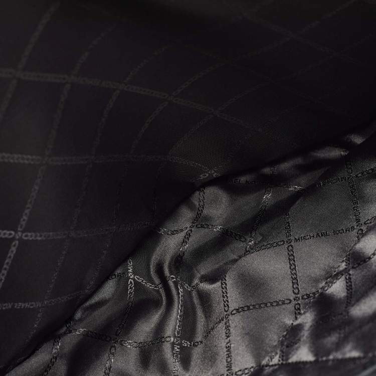 Pre Owned Michael Kors Black Nylon Large Sullivan Tote