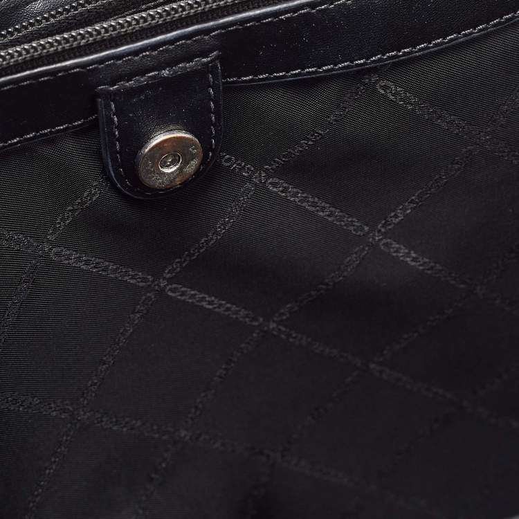 Pre Owned Michael Kors Black Nylon Large Sullivan Tote