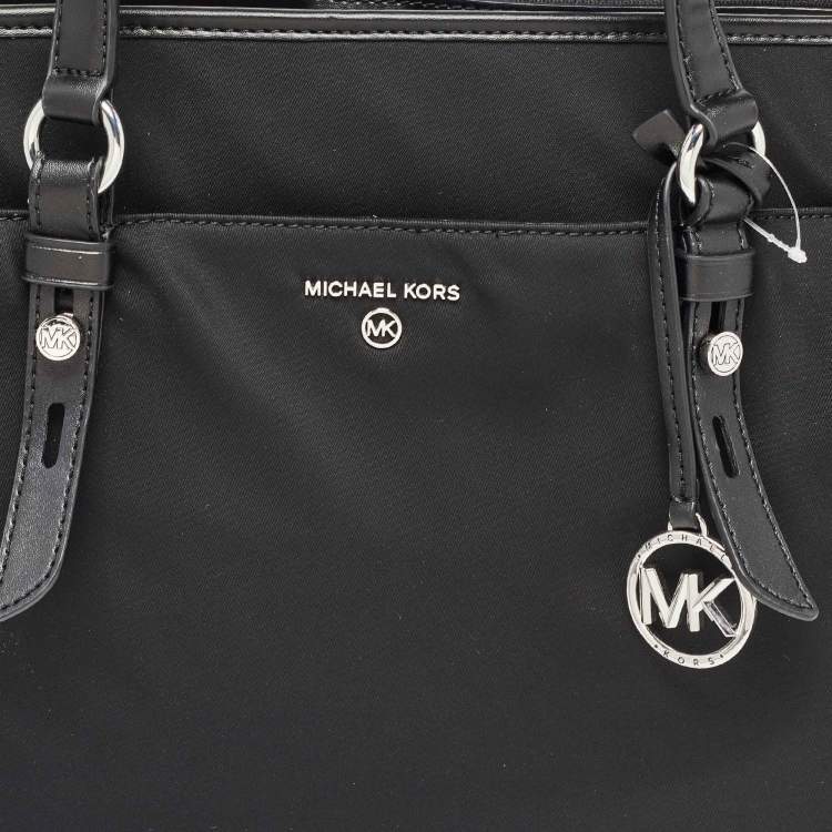 Pre Owned Michael Kors Black Nylon Large Sullivan Tote