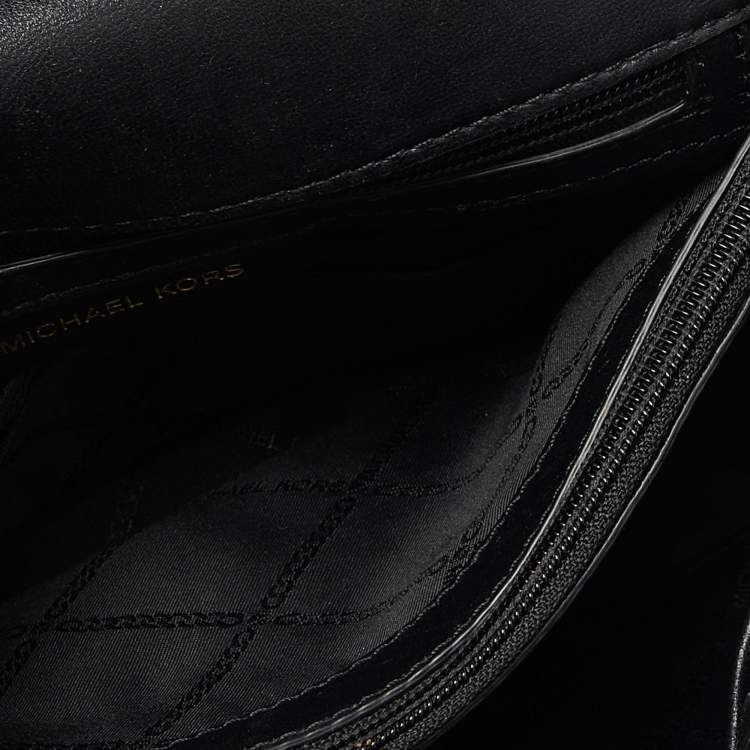 Pre Owned Michael Kors Black Quilted Leather Large Sloan Shoulder Bag