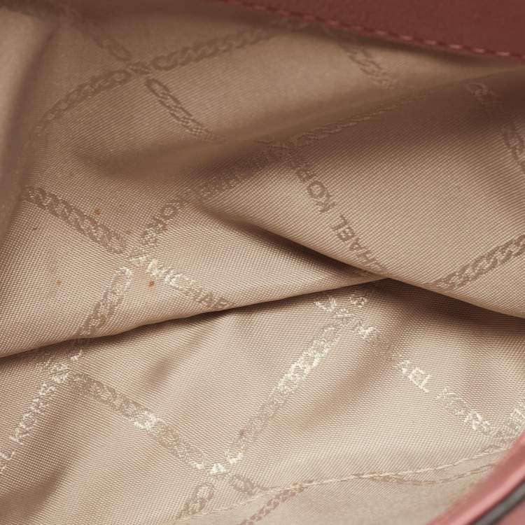 Pre Owned Michael Kors Pink Quilted Leather Large Whitney Shoulder Bag