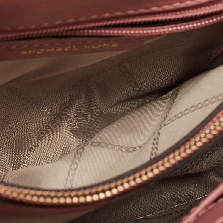 Pre Owned Michael Kors Pink Quilted Leather Large Whitney Shoulder Bag