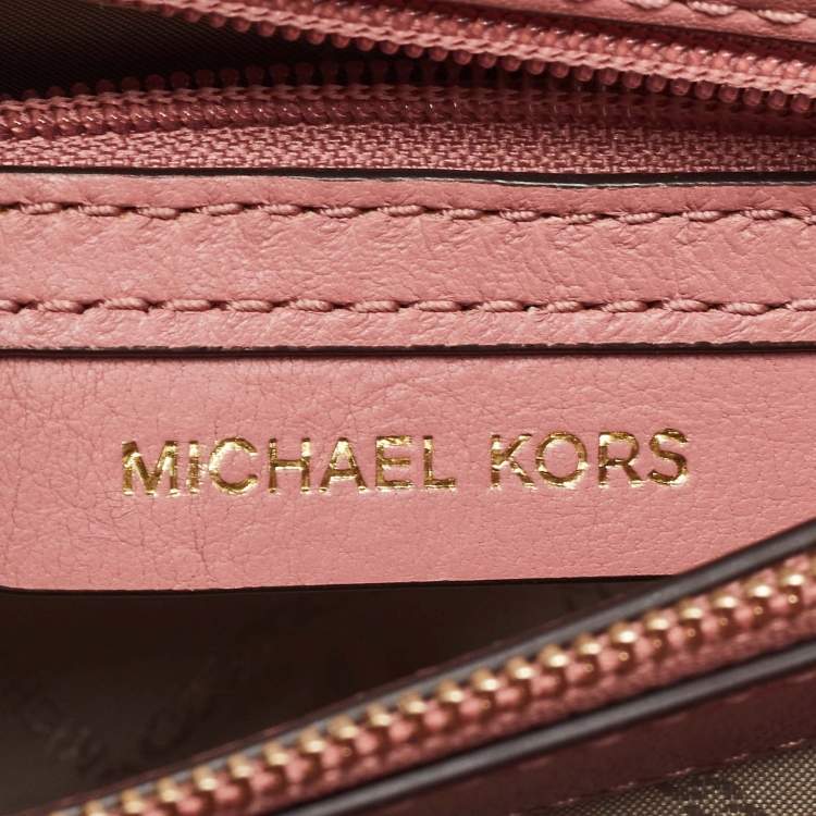 Pre Owned Michael Kors Pink Quilted Leather Large Whitney Shoulder Bag