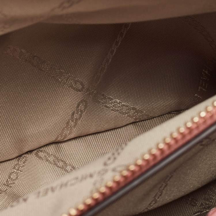 Pre Owned Michael Kors Pink Quilted Leather Large Whitney Shoulder Bag