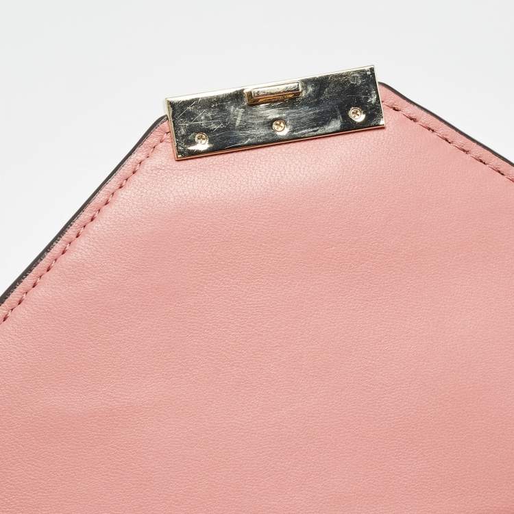 Pre Owned Michael Kors Pink Quilted Leather Large Whitney Shoulder Bag
