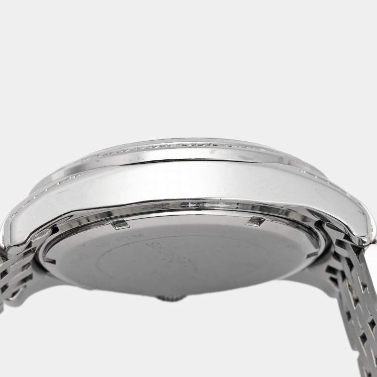 Pre Owned Michael Kors Pressley MK5834 Silver Dial Stainless Steel Women's Wristwatch 39 mm