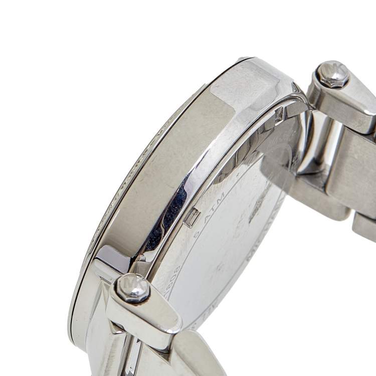 Pre Owned Michael Kors Crystal Stainless Steel Parker MK5925 Women's Wristwatch 39 mm