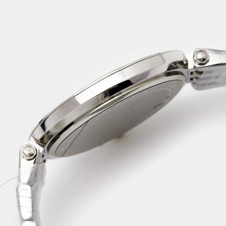 Pre Owned Michael Kors Silver Two Tone Stainless Steel Darci MK3215 Women's Wristwatch 39 mm