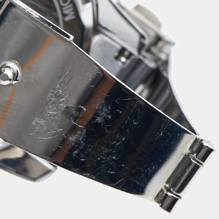 Pre Owned Michael Kors Silver Tri-Tone Stainless Steel Lexington MK5735 Women's Wristwatch 38 mm