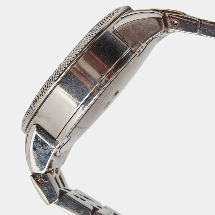 مملوكة مسبقًا Michael Kors White Mother Of Pearl Two-Tone Stainless Steel Ritz MK5057 Women's Wristwatch 38 mm