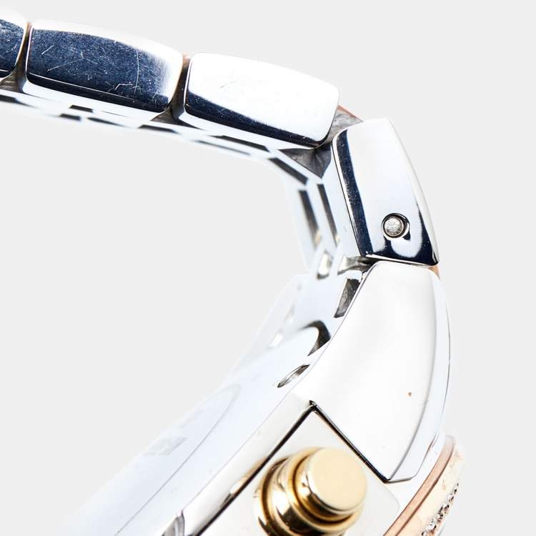 Pre Owned Michael Kors Mother Of Pearl Tri-Tone Ritz MK5650 Women's Wristwatch 36 mm